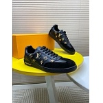 Louis Vuitton Monogram Embroidered Lace Up Sneaker For Men  # 274434