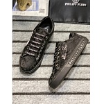 Philipp Plein Cowhide Leather Low Top Sneakers For Men # 274524, cheap Philipp Plein