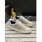 Philipp Plein Cowhide Leather Low Top Sneakers For Men # 274526