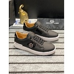 Philipp Plein Cowhide Leather Low Top Sneakers For Men # 274530, cheap Philipp Plein