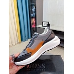 Hugo Boss Cowhide Leather Low Top Sneakers For Men # 274565, cheap Boss Sneakers