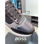 Hugo Boss Cowhide Leather Low Top Sneakers For Men # 274568, cheap Boss Sneakers