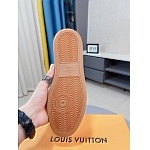 Louis Vuitton Cowhide Leather Slip On Sneakers For Men # 274577, cheap For Men