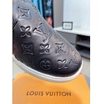 Louis Vuitton Cowhide Leather Lace Up Sneakers For Men # 274600, cheap For Men