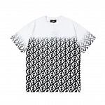 Fendi Short Sleeve T Shirts For Men # 274735, cheap For Men