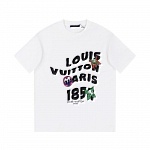 Louis Vuitton Short Sleeve T Shirts For Men # 274947, cheap Short Sleeved
