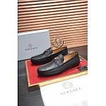 Versace Cowhide Leather Loafers For Men # 275012, cheap Versace Dress Shoes