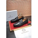 Versace Cowhide Leather Loafers For Men # 275013, cheap Versace Dress Shoes