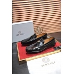 Versace Cowhide Leather Loafers For Men # 275015, cheap Versace Dress Shoes