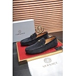 Versace Cowhide Leather Loafers For Men # 275018, cheap Versace Dress Shoes