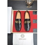 Versace Cowhide Leather Loafers For Men # 275021, cheap Versace Dress Shoes