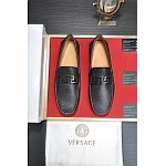 Versace Cowhide Leather Loafers For Men # 275023, cheap Versace Dress Shoes