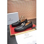 Versace Cowhide Leather Loafers For Men # 275027