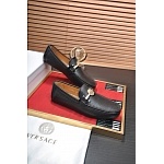 Versace Cowhide Leather Loafers For Men # 275027, cheap Versace Dress Shoes