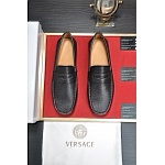 Versace Cowhide Leather Loafers For Men # 275030, cheap Versace Dress Shoes