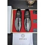 Versace Cowhide Leather Loafers For Men # 275031, cheap Versace Dress Shoes