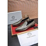 Versace Cowhide Leather Loafers For Men # 275032
