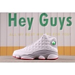 Air Jordan 13 Wolf Grey Sneakers For Men # 275215, cheap Jordan13