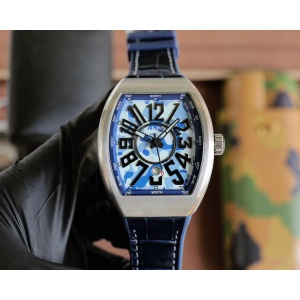$125.00,Franck Muller Vanguard Kamouflage Titan PVD Automatiskt Armband Watch # 275587