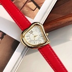 Saint Laurent Paris White Gold-Plated Steel Heart Women’s Wristwatch 30MM For Women # 275796, cheap YSL Watch