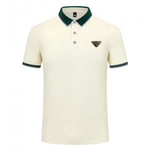 $30.00,Prada Short Sleeve Polo Shirts For Men # 277420