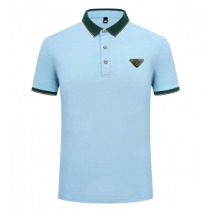 $30.00,Prada Short Sleeve Polo Shirts For Men # 277432