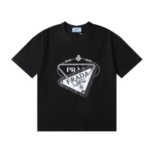 $27.00,Prada Short Sleeve T Shirts Unisex # 277683