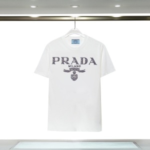$27.00,Prada Short Sleeve T Shirts Unisex # 277688