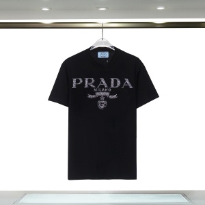 $27.00,Prada Short Sleeve T Shirts Unisex # 277689