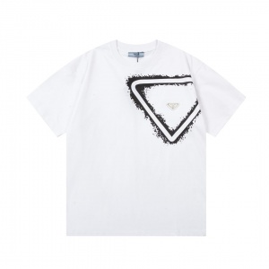 $35.00,Prada Short Sleeve T Shirts Unisex # 277762
