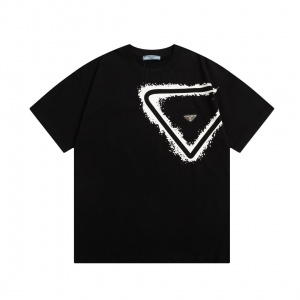 $35.00,Prada Short Sleeve T Shirts Unisex # 277763