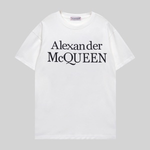 $25.00,Alexander McQueen Short Sleeve T Shirts Unisex # 277956