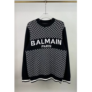 $45.00,Balmain Crew Neck Sweaters Unisex # 278302
