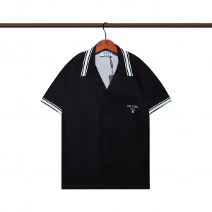 $33.00,Prada Short Sleeve Shirts For Men # 278316