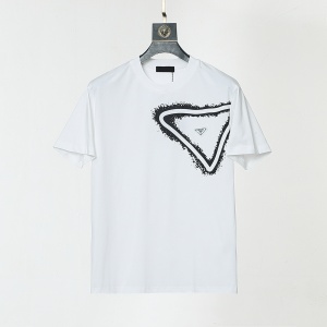 $26.00,Prada Short Sleeve T Shirts Unisex # 278666