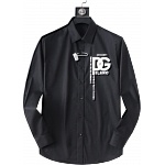 D&G Anti Wrinkle Elastic Long Sleeve Shirts For Men # 277531, cheap D&G Shirt