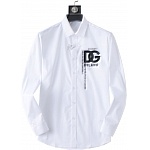 D&G Anti Wrinkle Elastic Long Sleeve Shirts For Men # 277532