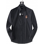 D&G Anti Wrinkle Elastic Long Sleeve Shirts For Men # 277534, cheap D&G Shirt