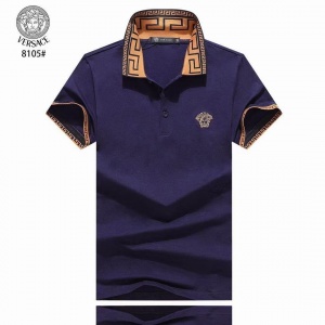 $26.00,Versace Short Sleeve Crew Polo Shirts For Men # 278978