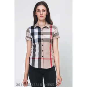 $33.00,Burberry Short Sleeve Shirts For Women # 279119
