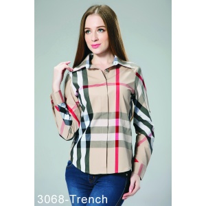$33.00,Burberry Middle Sleeve Shirts For Women # 279140